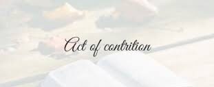 Act of contrition