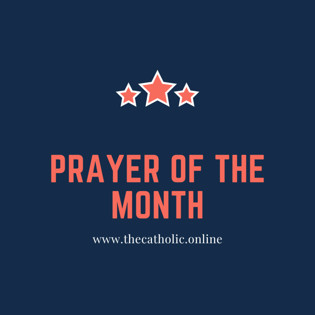 Prayer of the month